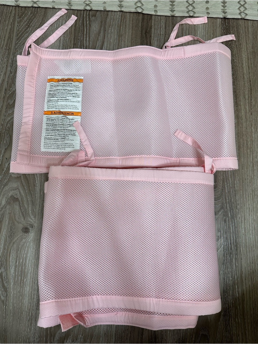BreathableBaby Crib Mesh Liner for Full-size Cribs